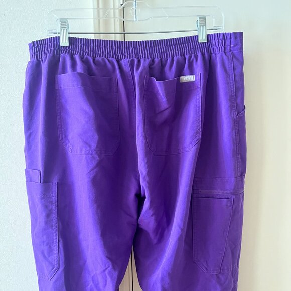 Figs HW Yola Skinny Scrub Pants/Purple/Large/Tall - Picture 6 of 7